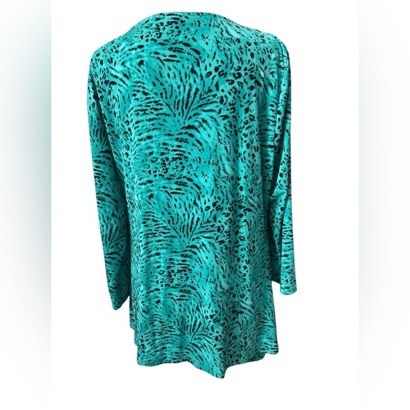 Chaus stretchy cowl neck with rutching on sides Women’s size XL - Picture 6 of 9